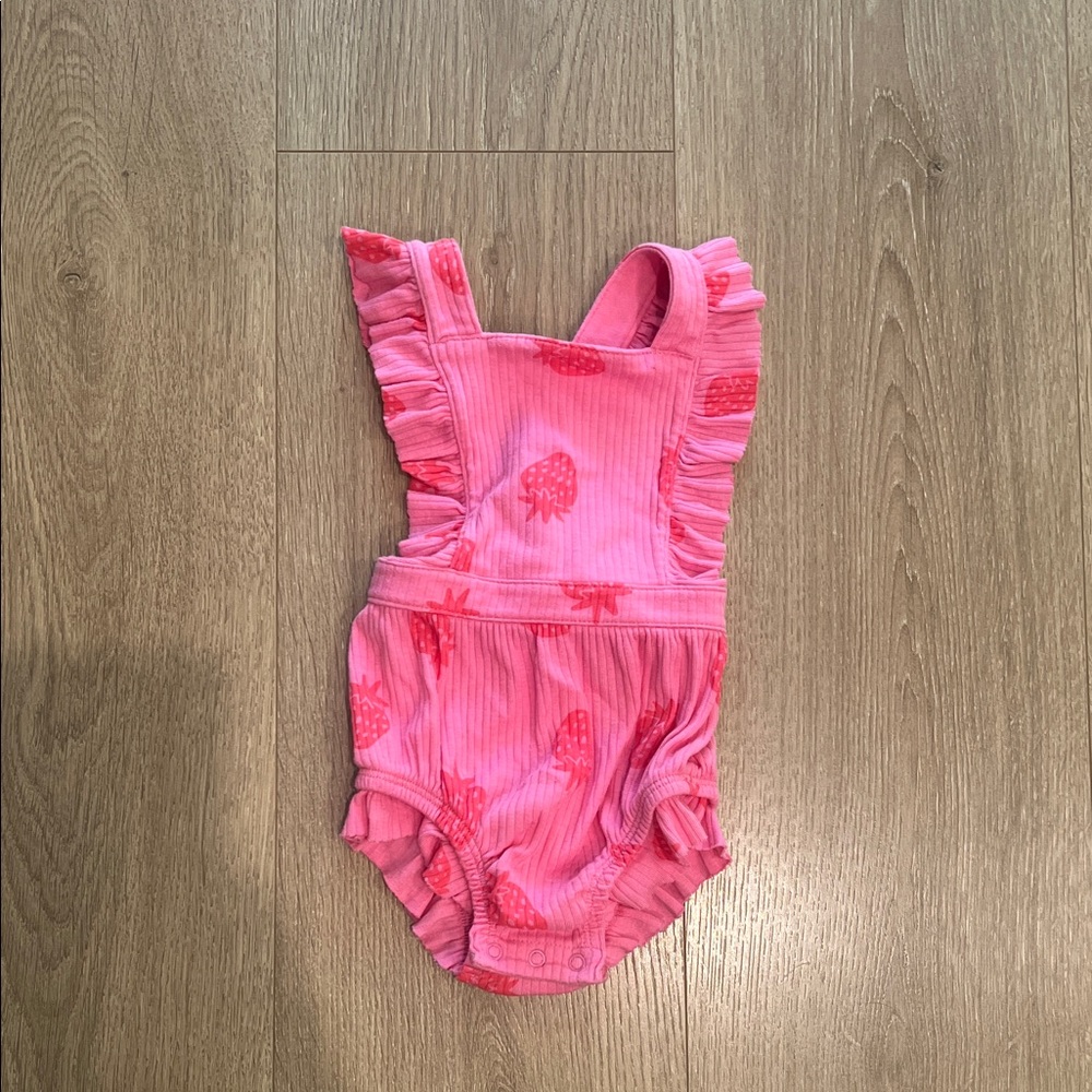 Cat & Jack Pink Ruffle Bodysuit